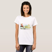 Motorino Girl in Rome T-shirt (Voorkant volledig)