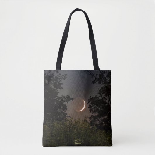 Motorinstelling Crescent Tote Bag (Voorkant)