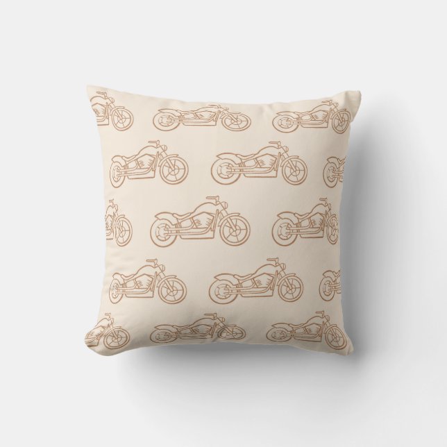 Motorjongens Racfiets Motor Neutral Kussen (Voorkant)