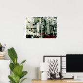 Motorkamer 1, formaat 22 door 15 poster (Thuiskantoor)