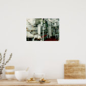 Motorkamer 1, formaat 22 door 15 poster (Keuken)