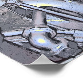 MOTORKAMER GEBRUIKT BOWFIN SUBMARINE - HAWAII POSTER (Hoek)