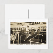 Motorkamer op de S.S. Grotere details - D&C-lijn Briefkaart (Voorkant / Achterkant)