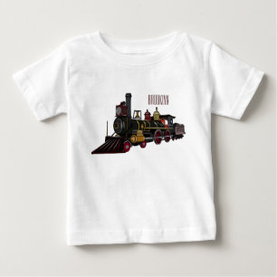 Motorlocomotief, afbeelding van cartoon