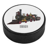 Motorlocomotief, afbeelding van cartoon hockey puck (3/4)