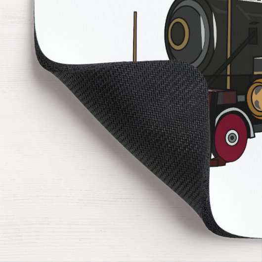 Motorlocomotief, afbeelding van cartoon muismat (Hoek)