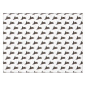 Motorlocomotief, afbeelding van cartoon tafelkleed (Voorkant (Horizontaal))