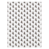 Motorlocomotief, afbeelding van cartoon tafelkleed (Voorkant)