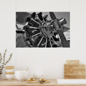 MOTORLUCHTVERMOGEN POSTER (Keuken)