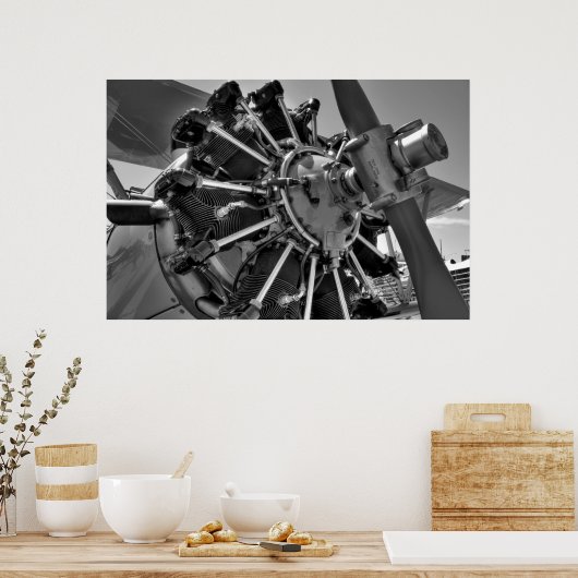 MOTORLUCHTVERMOGEN POSTER (Keuken)