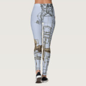 MOTORMECHANISCHE ROBOTISCHE WISCONSENMOTOR Model X Leggings (Achterkant)