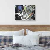 Motormotor Canvas Afdruk (Insitu (Slaapkamer))