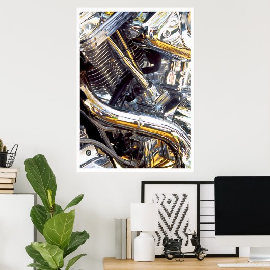 Motormotor, poster (Thuiskantoor)