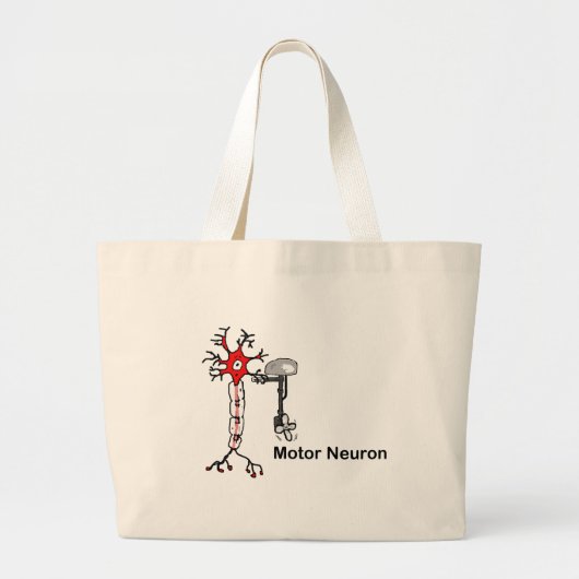Motorneuron Grote Tote Bag (Voorkant)
