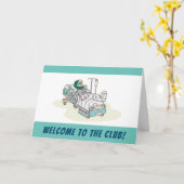 Motorongeluk Get Well Kaart Humorous Funny (Gele Bloem)