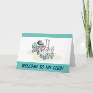 Motorongeluk Get Well Kaart Humorous Funny