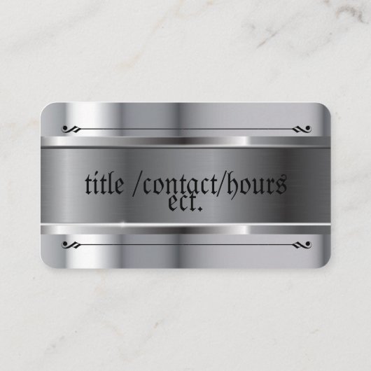   Motorpsycho Sjabloon Visitekaartje (Achterkant)