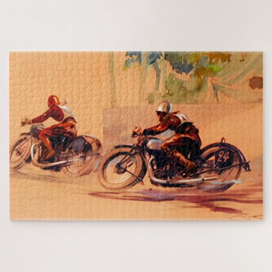 motorrace legpuzzel (Horizontaal)