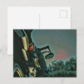 motorrace liefhebber cadeau briefkaart (Voorkant / Achterkant)