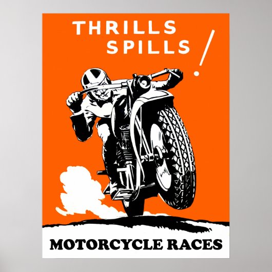 Motorrace Poster (Voorkant)