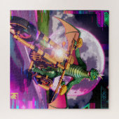 Motorracen Draak Legpuzzel (Horizontaal)