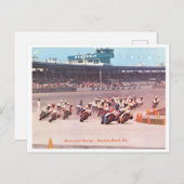  motorraces op Daytona Beach Florida Briefkaart (Voorkant / Achterkant)