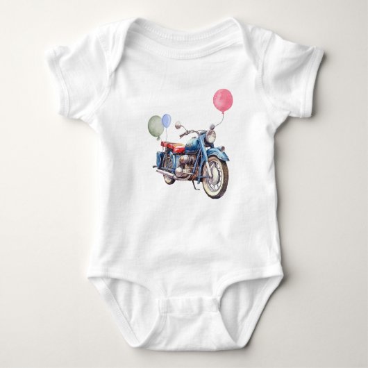 Motorrad-Baby Romper (Voorkant)