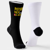 Motorrad macht Glücklich - Motorrad infiziert Sokken (Gebogen)