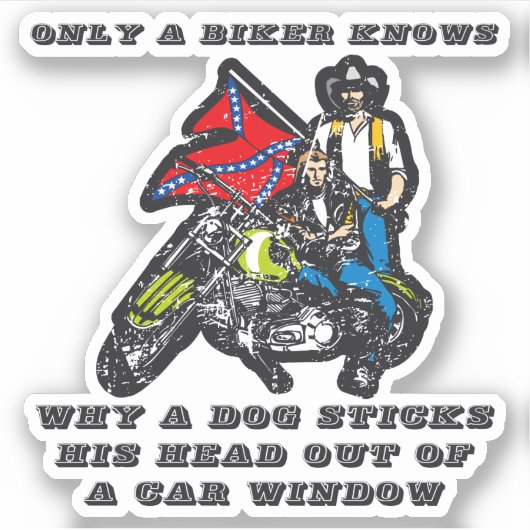 Motorrad Only a Biker knows Spruch Sticker (Voorkant)