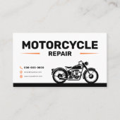 Motorreparatie Diensten Visitekaartje (Voorkant)