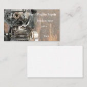motorreparatiewerkplaats visitekaartje (Voorkant / Achterkant)