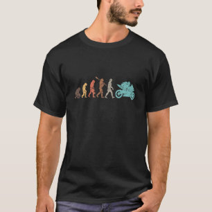 Motorrijcyclus Evolutie Shadow Biker Motorcyc T-shirt