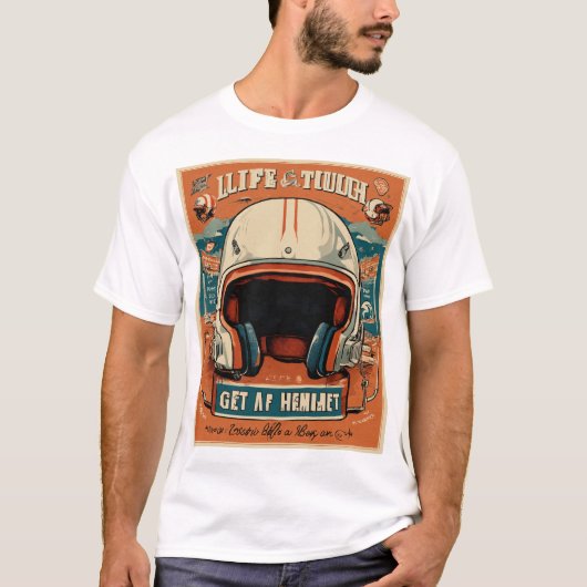 Motorrijden aangepaste T-shirts (Voorkant)