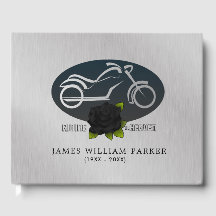 Motorrijden in de hemel begrafenis gastenboek