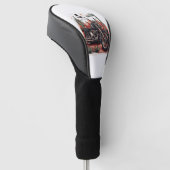 Motorrijden in Desert Cactus Westerne Set Golfheadcover (Schuin)