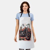 Motorrijden in Desert Cactus Westerne Set Schort (Gedragen)