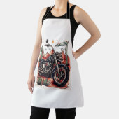 Motorrijden in Desert Cactus Westerne Set Schort (Insitu)