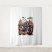 Motorrijden in Desert Cactus Westerne Set Wandkleed (Voorkant)