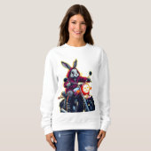 Motorrijden met Neon Kash Rabbit Trui (Voorkant volledig)