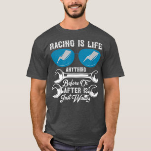Motorrijdende Vintage Mannen met motoraandrijving T-shirt