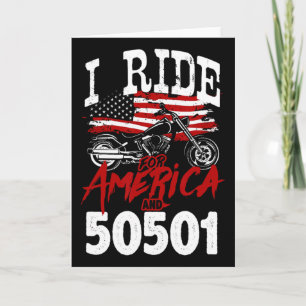 Motorrijder Anti Trump 50501 Pro-democratie R Kaart