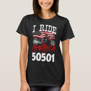 Motorrijder anti Trump 50501 Pro-democratie R T-shirt