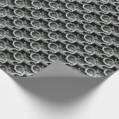  motorrijder Antiek fiets Cadeaupapier (Hoek)