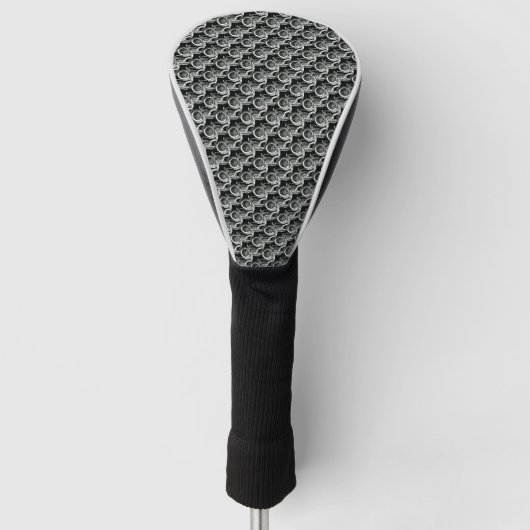 motorrijder Antiek fiets Golfheadcover (Voorkant)