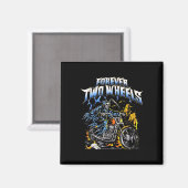 Motorrijder Biker Chopper Tw Magneet (Voorkant / Achterkant)