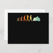 Motorrijder Biker Evolution Racing Motorfiets Briefkaart (Voorkant / Achterkant)