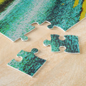 Motorrijder Biker Road Trip Kunst Puzzel (Zijkant)