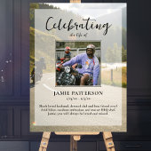 Motorrijder, Biker viering van het leven foto Poster