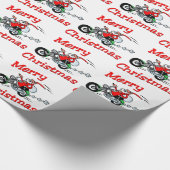 Motorrijder Cadeaupapier (Hoek)