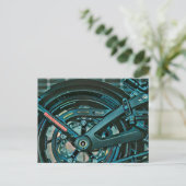 Motorrijder cadeaus briefkaart (Staand voorkant)